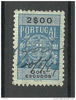 PORTUGAL Ca 1945 Fiscal Revenue Tax Steuermarke O - Gebraucht