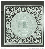 PORTUGAL Old Fiscal Revenue Stamps Imposto Do Sello 60 Reis - Oblitérés