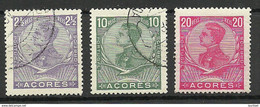 PORTUGAL AZORES 1910 Michel 109 & 111 & 113 O - Other & Unclassified