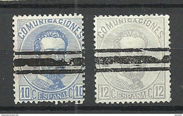 Spain Espana 1872/73 Michel 114 & 122 O König Amadeo I - Usados