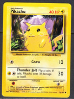 Pikachu 1999 Base Set, NM, 58/102 - Sonstige & Ohne Zuordnung