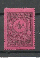 TÜRKEI Turkey 1901 Michel 26 Postage Due Portomarke * - Timbres-taxe