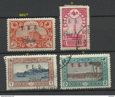 CILICIA Cilicien TÜRKEI Turkey 1919 Michel 57 & 59 - 61  */o - 1920-21 Kleinasien