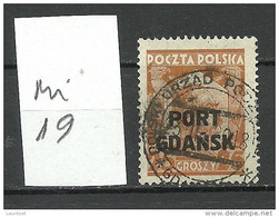 Port Gdansk Poland Danzig 1928 Michel 19 O - Port Gdansk