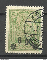 POLEN Poland 1916 Warschau City Post Michel 10 O - Usados