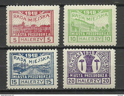 Poland Polska 1918 Local Post Przedborz MNH/MH - Neufs