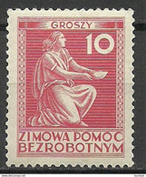 POLEN Poland Ca 1925 Charity Wohlfahrt MNH - Vignettes