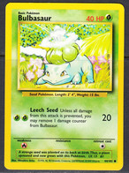 Bulbasaur 1999 Base Set, NM, 44/102 - Otros & Sin Clasificación