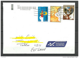 NEDERLAND NETHERLANDS 2014 Letter To Estonia Estland - Storia Postale