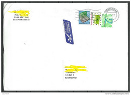 NEDERLAND NETHERLANDS 2015 Air Mail Letter To Estonia Estland - Cartas