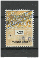 NEDERLAND Netherlands Ca 1900 Old Revenue Tax Stamp O - Fiscale Zegels