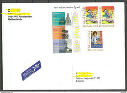 NEDERLAND NETHERLANDS 2017 Cover With Mostly Unused Stamps - Storia Postale