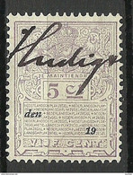 NEDERLAND Netherlands Old Revenue Tax Stamp O - Fiscaux