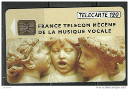 Telefonkarte Phone Card France Telekom 1992 Musik Art Kunst - Gestreift (Pyjama)