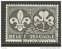 Belgien Belgium 1957 Pfadfinder Scouting Scouts Michel 1067 O - Oblitérés