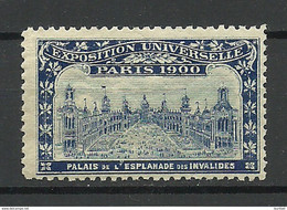 France 1900 EXPOSITION UNIVERSELLE Paris Palais De L'Esplanade Des Invalides MNH - 1900 – Paris (Frankreich)