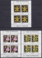 F-EX26518 SAO TOME E PRINCIPE MNH 1990 ORCHILD FLOWER FLORES EXPO'90. - Orchids