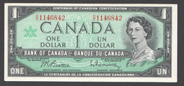 1967 Centennial Commemorative  $1 Series O/O  UNC - Canada