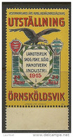 SCHWEDEN Sweden 1915 Reklamemarke Advertising Stamp Exposition Ausstellung MNH - Ongebruikt