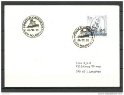 SCHWEDEN Sweden 1991 Polarpost Oden Ship Mail Schiffpost - Covers & Documents