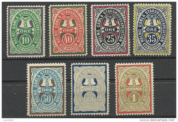 SCHWEDEN Sweden 1888/1889 MALMÖ Stadtpost Local City Post MNH - Local Post Stamps
