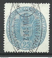 SCHWEDEN Sweden O 1962 Revenue Tax 25 Öre - Fiscaux