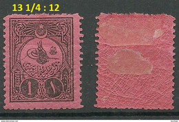 TÜRKEI Turkey 1908 Michel 29 D Postage Due Portomarke * - Strafport