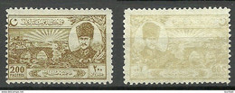 TÜRKEI Turkey 1924 Michel 806 (*) Variety Light Set Off - Unused Stamps