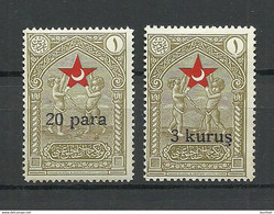 TÜRKEI Turkey 1932 Michel 22 - 23 Charity Roter Halbmond Kinderhilfe MNH - Nuovi