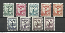 TÜRKEI Turkey 1931 Michel 936 - 944 MNH - Neufs