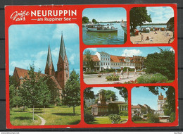 Deutschland Ansichtskarte Neuruppin Gesendet 1995, Mit Briefmarke - Neuruppin