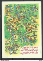 Deutschland DDR 1986 Ruppiner Land Mit Rheinsberg-Zechliner Hütte (gesendet 1998, Mit Briefmarke) - Rheinsberg