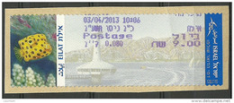 ISRAEL 2013 Franking & Registration Label Meereswelt Sea Life Fish - Frankeervignetten (Frama)