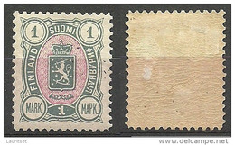 FINLAND FINNLAND 1890 Michel 32 A B (greenish-gray) * - Ungebraucht