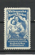 FINLAND FINNLAND Suomi Ca 1905 Charity Wohlfahrt White Ribbon Hvita Bandet Valkonauha MNH - Unused Stamps