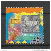 AUSTRALIA 1999 Millennium Mit Hologrammfolie Michel 1868 O - Hologramas