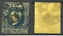 ROMANIA ROMANA Very Old Revenue Tax Fiscal Newspaper? Stamp 1 1/2 O - Fiscale Zegels