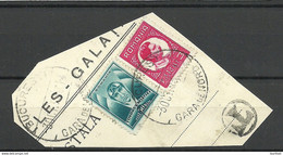 ROMANIA ROMANA 1930 Letter Cut Out O Bucarest - Fiscale Zegels