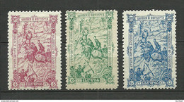 BULGARIEN BULGARIA 1902 Michel 62 - 64 * - Nuevos