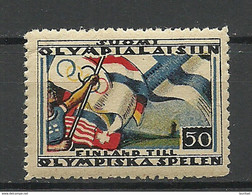 FINLAND 1928 Finland To Olympic Games ( Amsterdam ) MNH RRR - Zomer 1928: Amsterdam