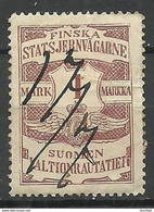 FINLAND FINNLAND 1903 Railway Stamp O - Usados
