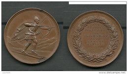 Interesting Old Medal From Denmark - Souvenirmunten (elongated Coins)