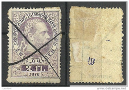 Österreich Austria 1873 Telegraphenmarken 2 Fl. Michel 9 Signed - Telegraaf