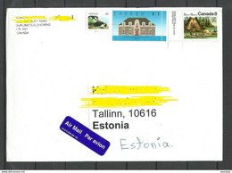 CANADA Kanada 2021 Air Ail Cover To Estonia - Covers & Documents