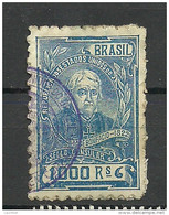 BRAZIL Brazilia Revenue Consular Tax Fiscal Stamp O - Servizio