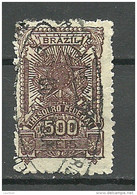 BRAZIL Brazilia Old Revenue Tax Fiscal Stamp Thesoro Federal 500 Reis O - Postage Due