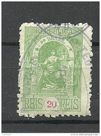 BRAZIL Brazilia O 1911 Old Revenue Tax Fiscal Stamp O - Strafport