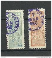 BRAZIL Brazilia 1960 Revenue Tax Fiscal Stamps Tesouro National O - Timbres-taxe