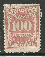 BRAZIL Brazilia 1895 Taxa Devida Portomarke Postage Due Michel 21 O - Strafport