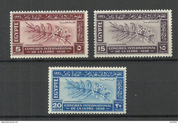 ÄGYPTEN Egypt 1938 Michel 248 - 250 * - Ongebruikt